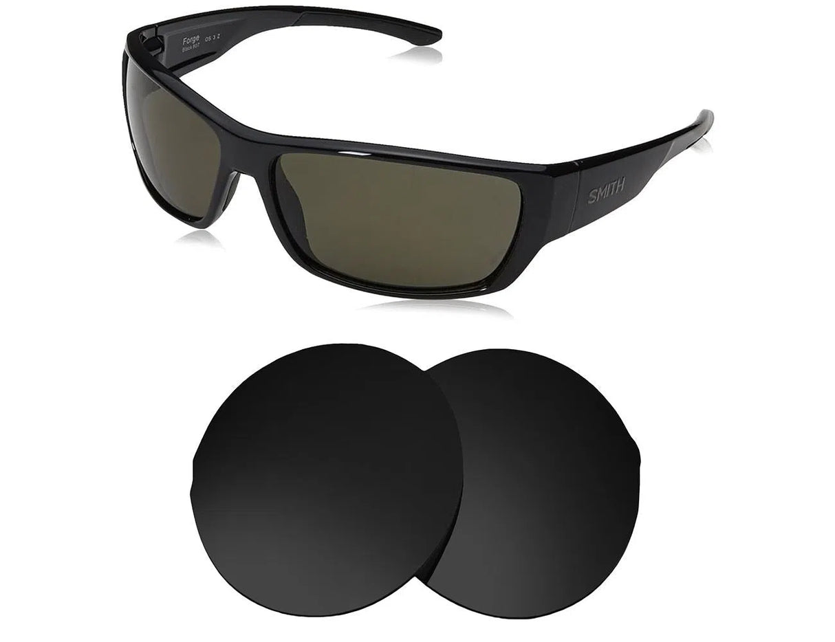 Smith Forge-Replacement Lenses-Volcanic Black-Non-Polarized-Seek Optics