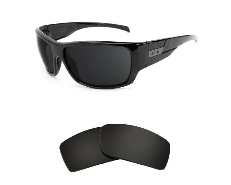 Smith Frontman-Replacement Lenses-Volcanic Black-Non-Polarized-Seek Optics