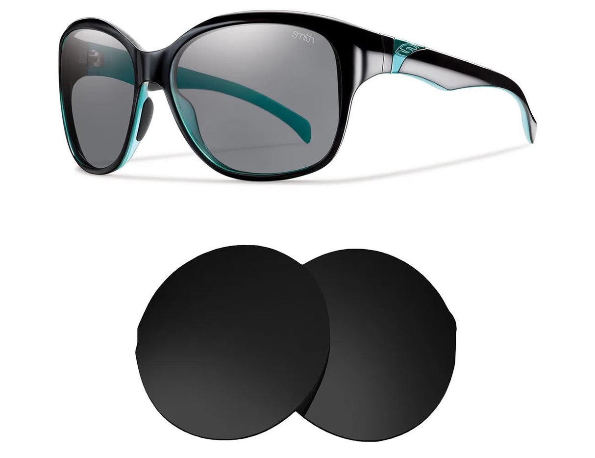 Smith Jetset-Replacement Lenses-Volcanic Black-Non-Polarized-Seek Optics