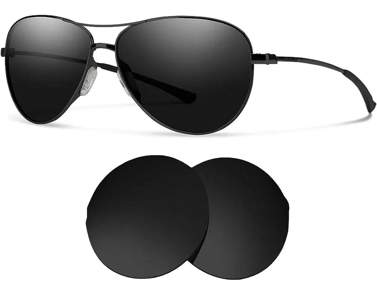 Smith Langley-Replacement Lenses-Volcanic Black-Non-Polarized-Seek Optics