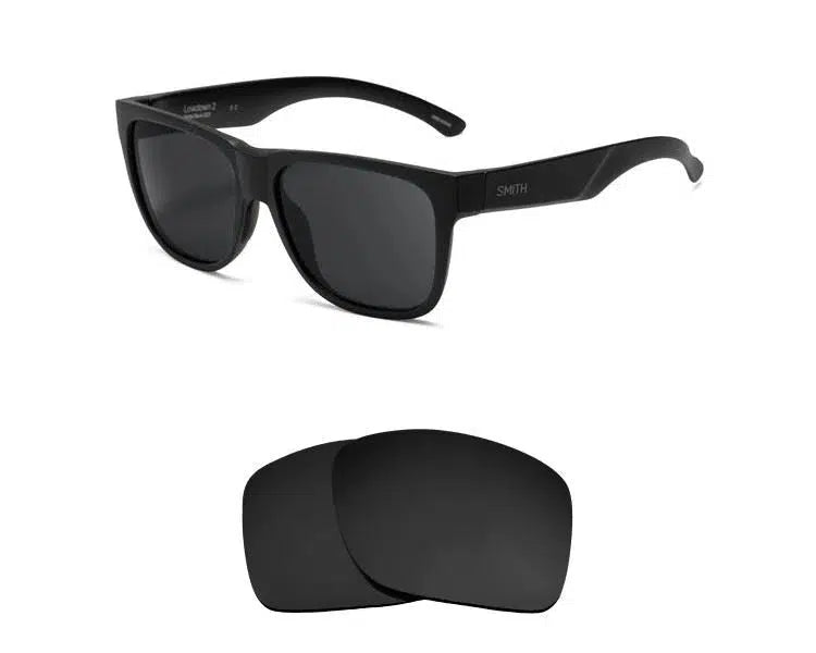 Smith Lowdown 2-Replacement Lenses-Volcanic Black-Non-Polarized-Seek Optics