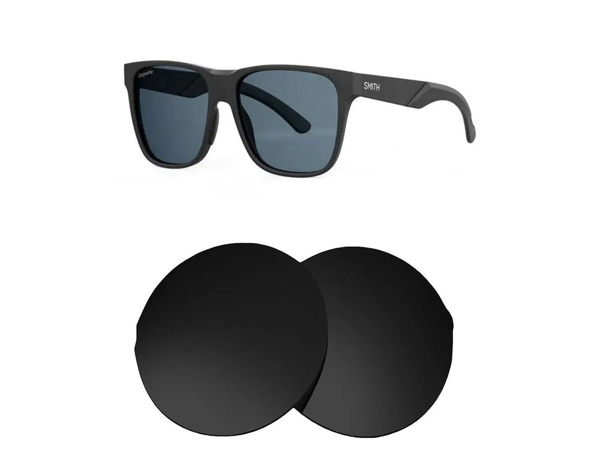 Smith Lowdown Steel-Replacement Lenses-Volcanic Black-Non-Polarized-Seek Optics