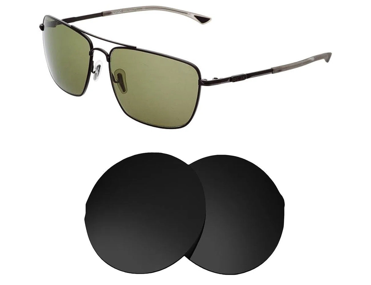 Smith Nomad-Replacement Lenses-Volcanic Black-Non-Polarized-Seek Optics