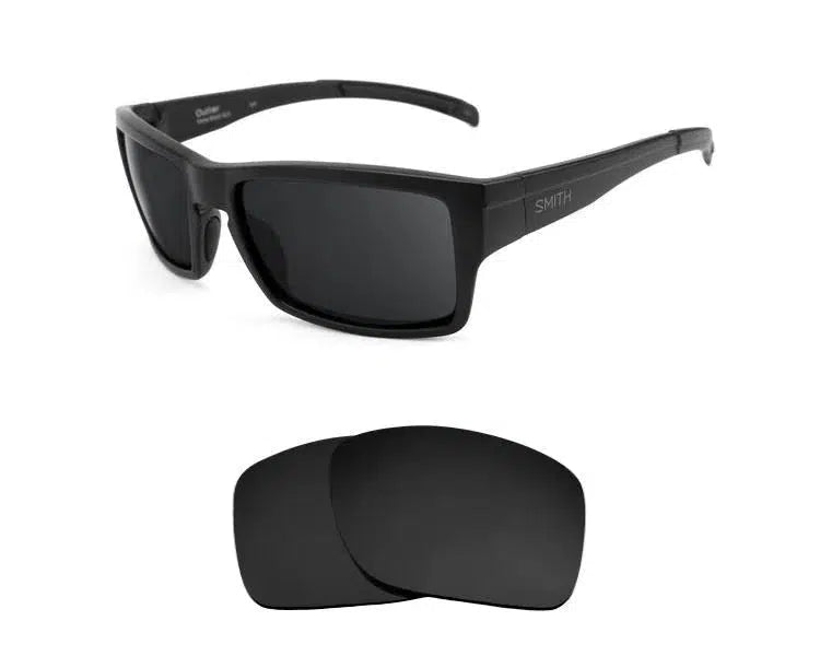 Smith Outlier-Replacement Lenses-Volcanic Black-Non-Polarized-Seek Optics