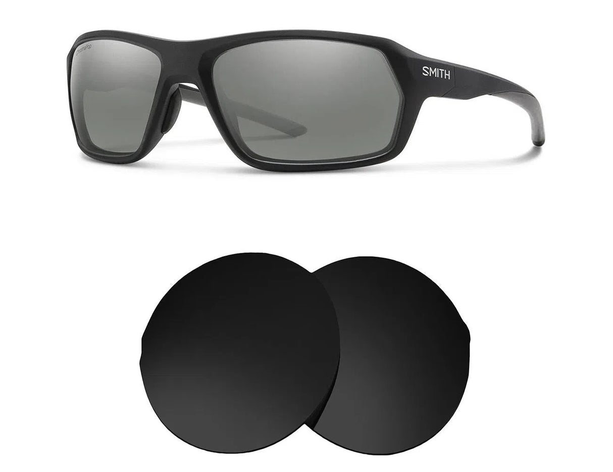 Smith Rebound-Replacement Lenses-Volcanic Black-Non-Polarized-Seek Optics