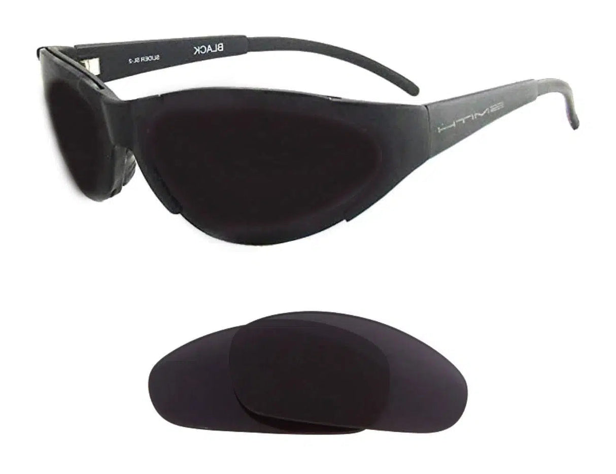 Smith Slider SL-2-Replacement Lenses-Volcanic Black-Non-Polarized-Seek Optics