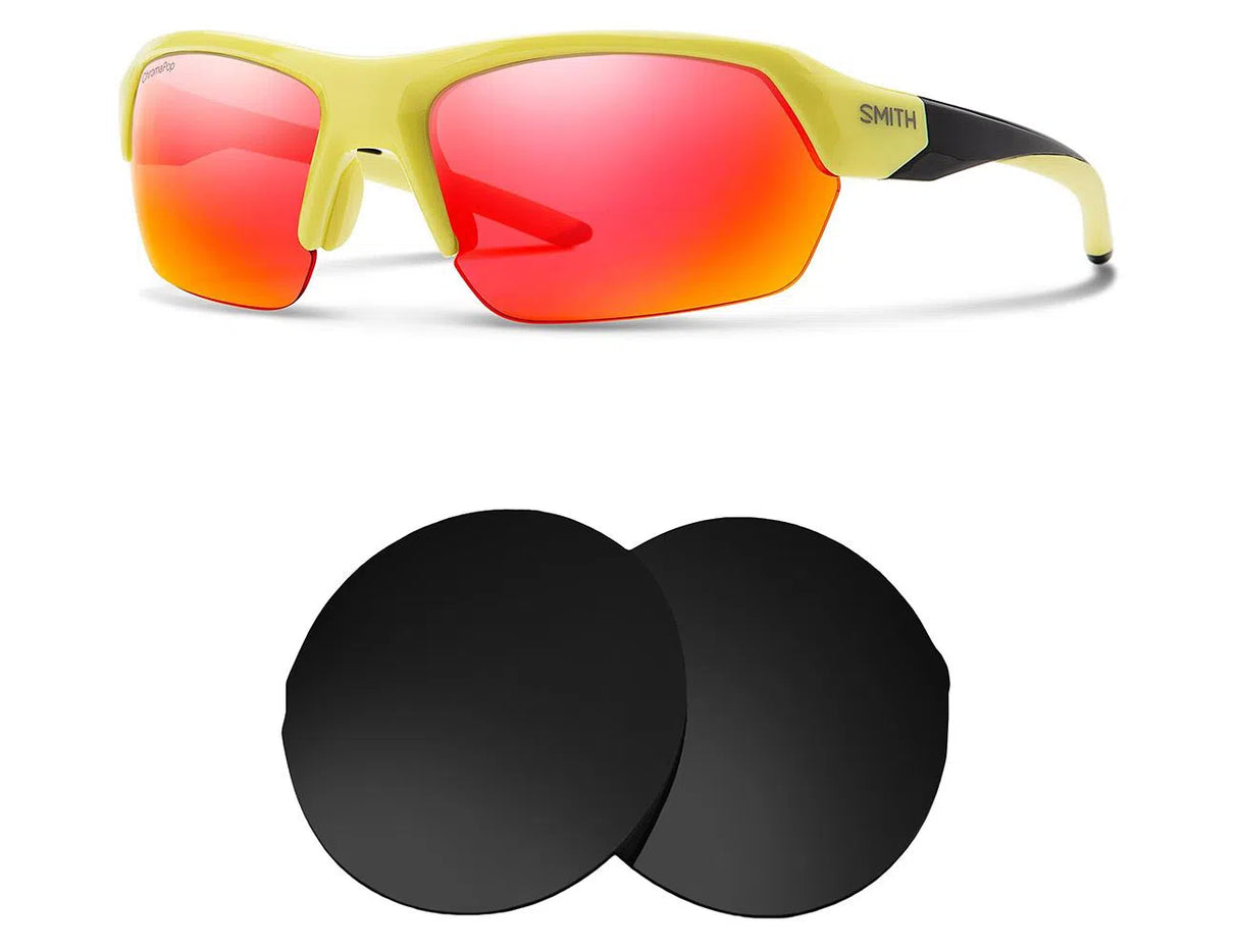 Smith Tempo-Replacement Lenses-Volcanic Black-Non-Polarized-Seek Optics