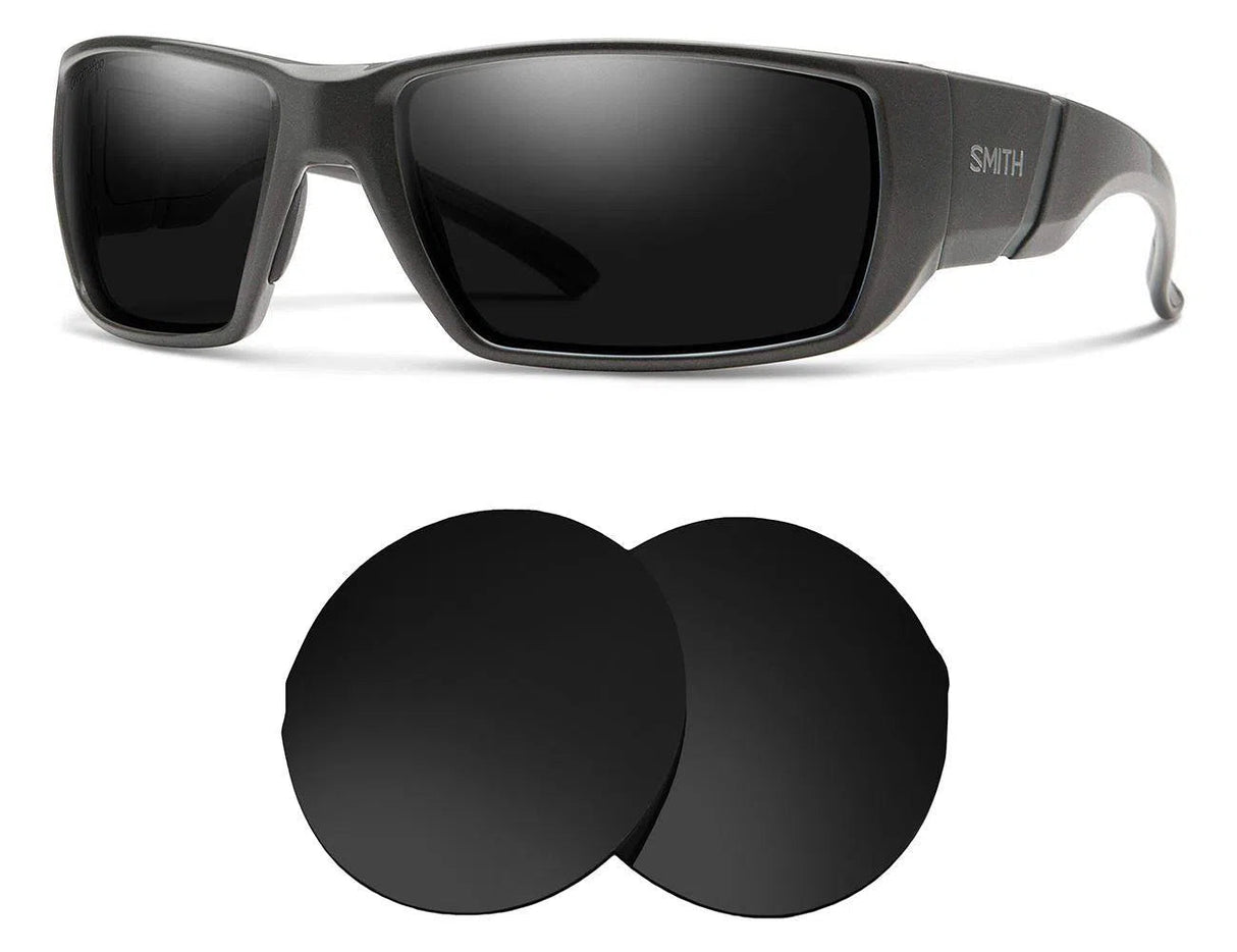 Smith Transfer-Replacement Lenses-Volcanic Black-Non-Polarized-Seek Optics
