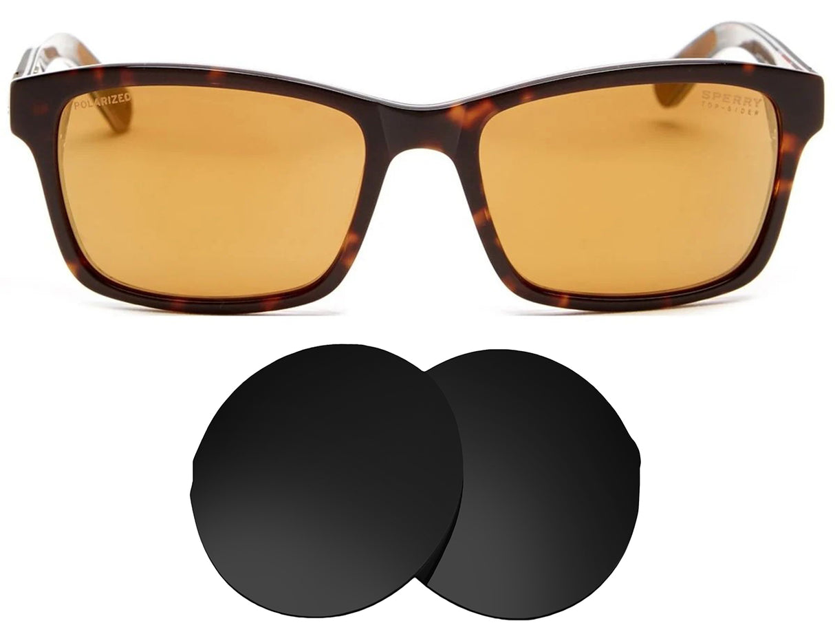 Sperry Falmouth 58mm-Replacement Lenses-Volcanic Black-Non-Polarized-Seek Optics