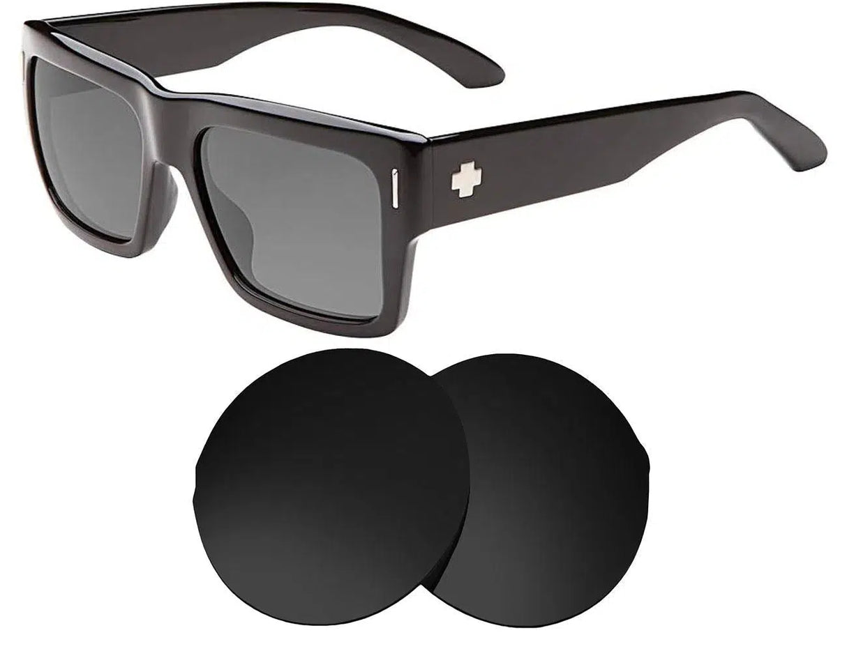 Spy Optic Bowery-Replacement Lenses-Volcanic Black-Non-Polarized-Seek Optics