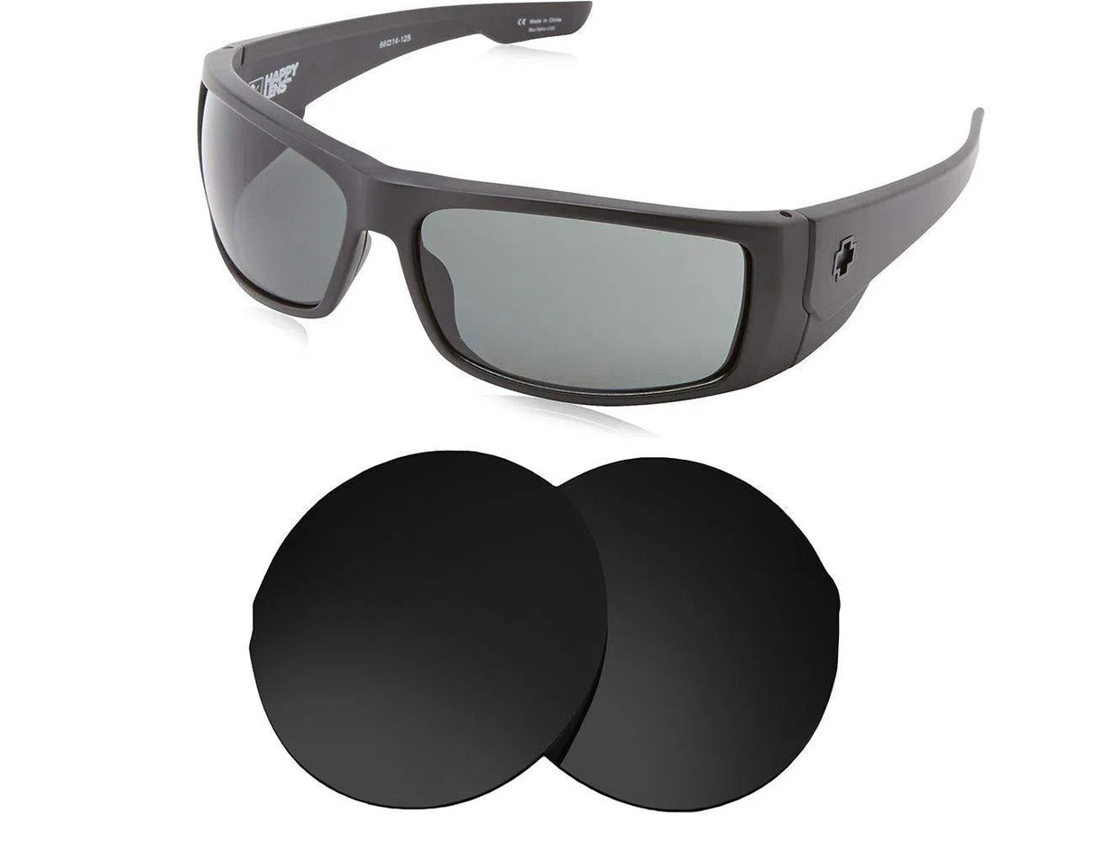 Spy Optic Konvoy-Replacement Lenses-Volcanic Black-Non-Polarized-Seek Optics