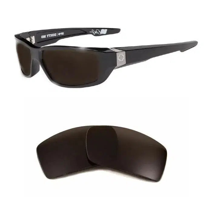 Spy Optic Dirty Mo-Replacement Lenses-Volcanic Black-Non-Polarized-Seek Optics