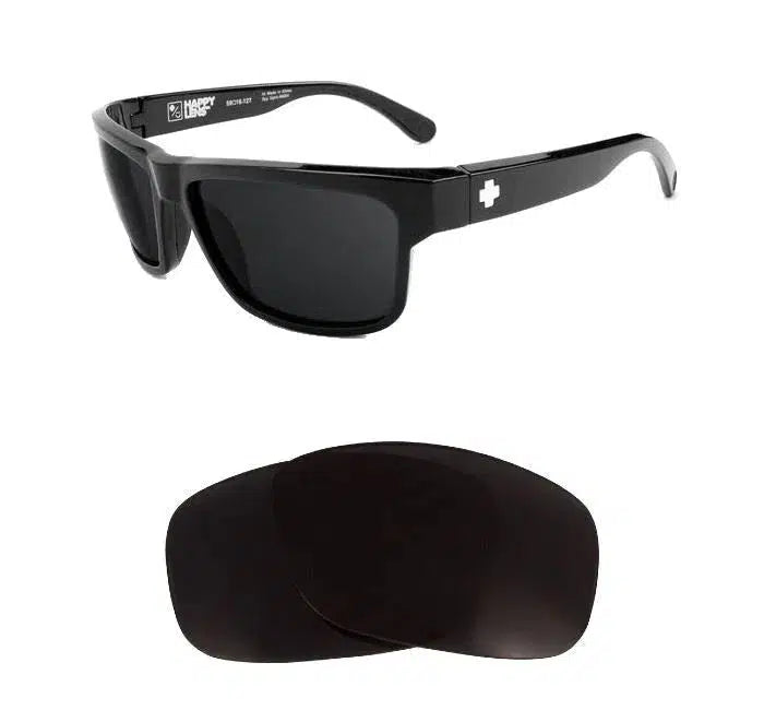 Spy Optic Frazier-Replacement Lenses-Volcanic Black-Non-Polarized-Seek Optics