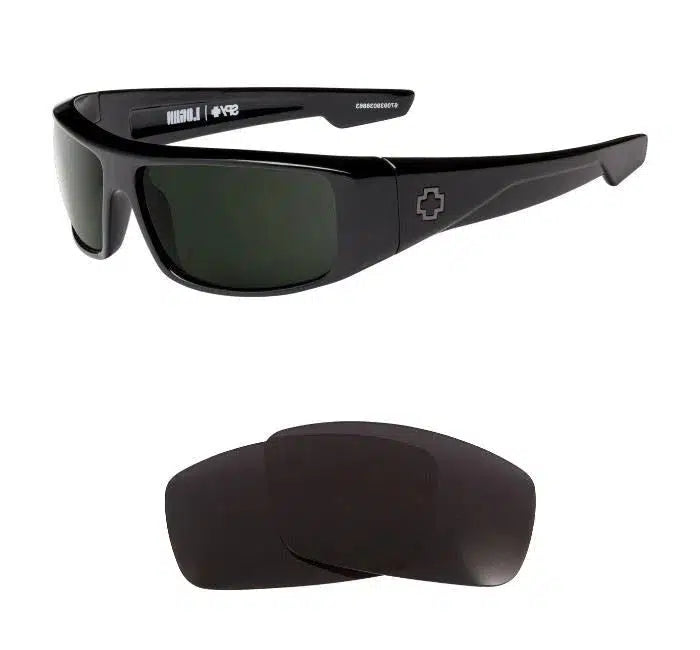 Spy Optic Logan-Replacement Lenses-Volcanic Black-Non-Polarized-Seek Optics