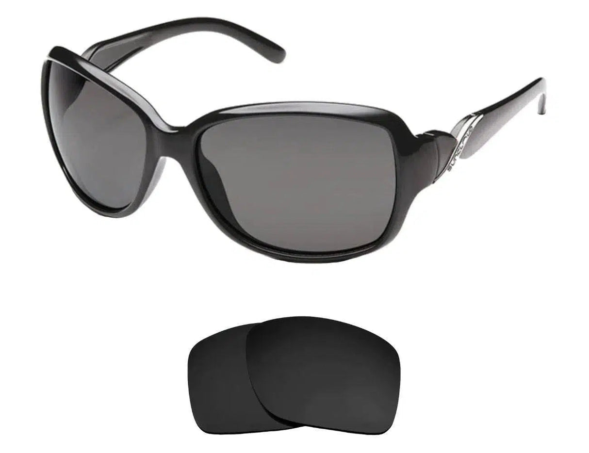 Suncloud Cassandra-Replacement Lenses-Volcanic Black-Non-Polarized-Seek Optics