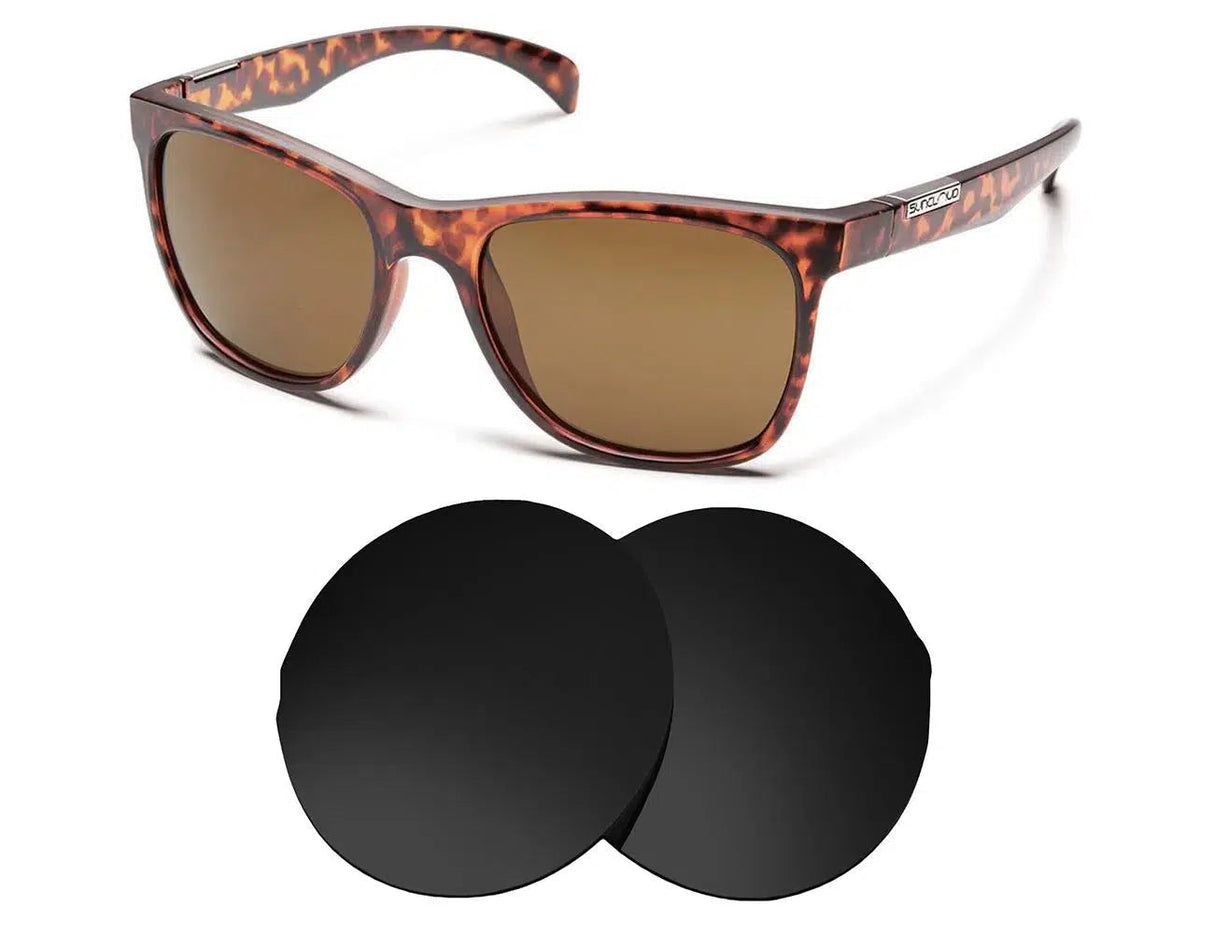 Suncloud Doubletake-Replacement Lenses-Volcanic Black-Non-Polarized-Seek Optics
