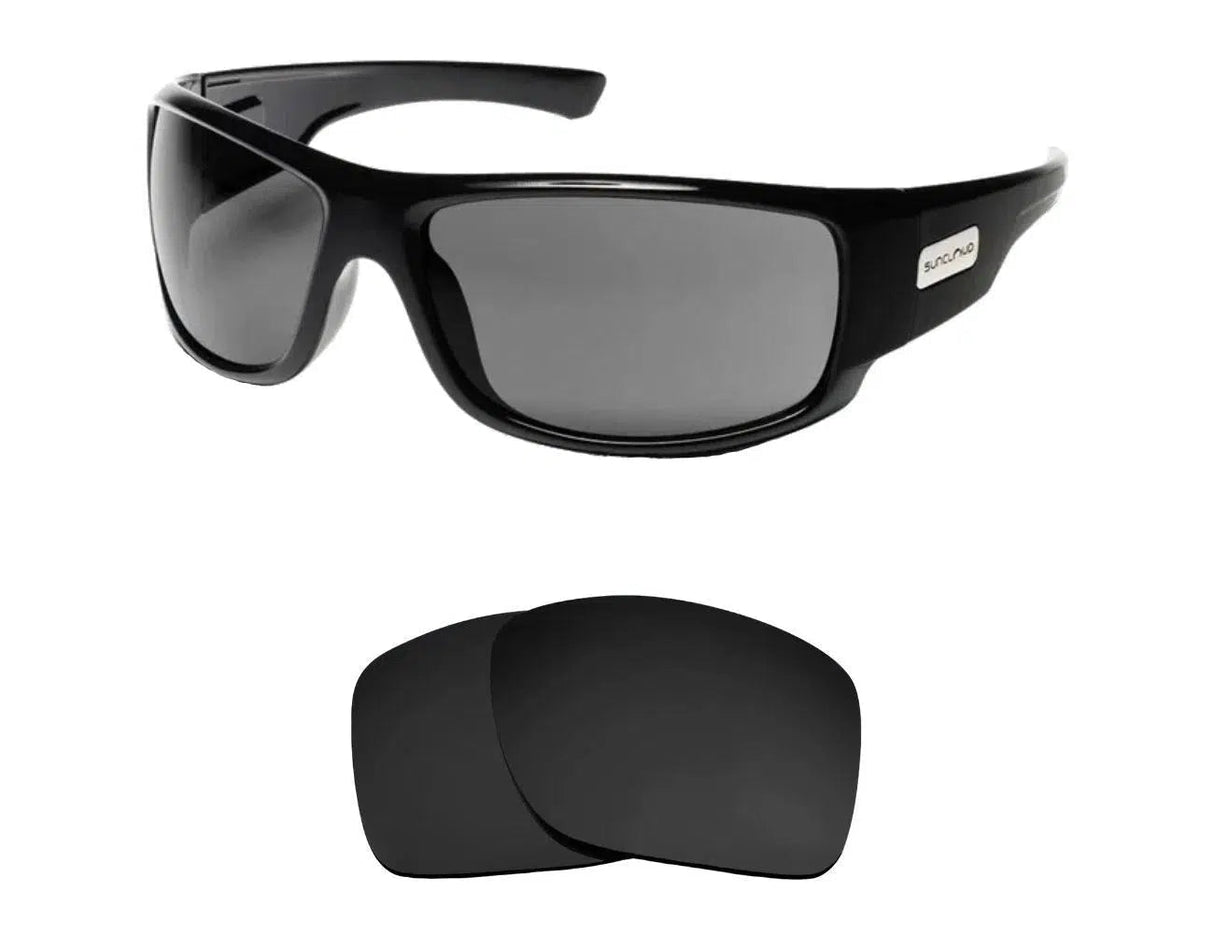 Suncloud Impulse-Replacement Lenses-Volcanic Black-Non-Polarized-Seek Optics