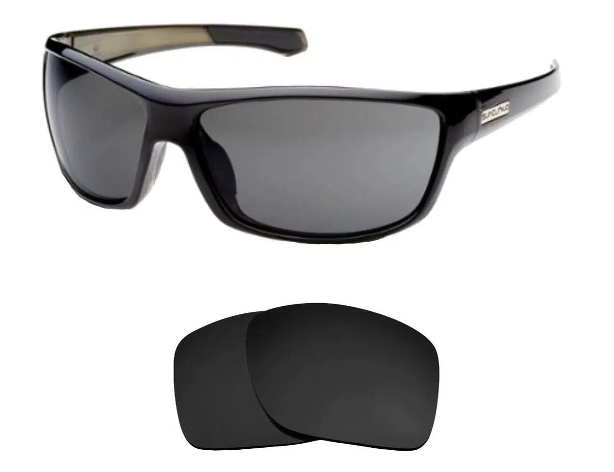 Suncloud Rachet-Replacement Lenses-Volcanic Black-Non-Polarized-Seek Optics