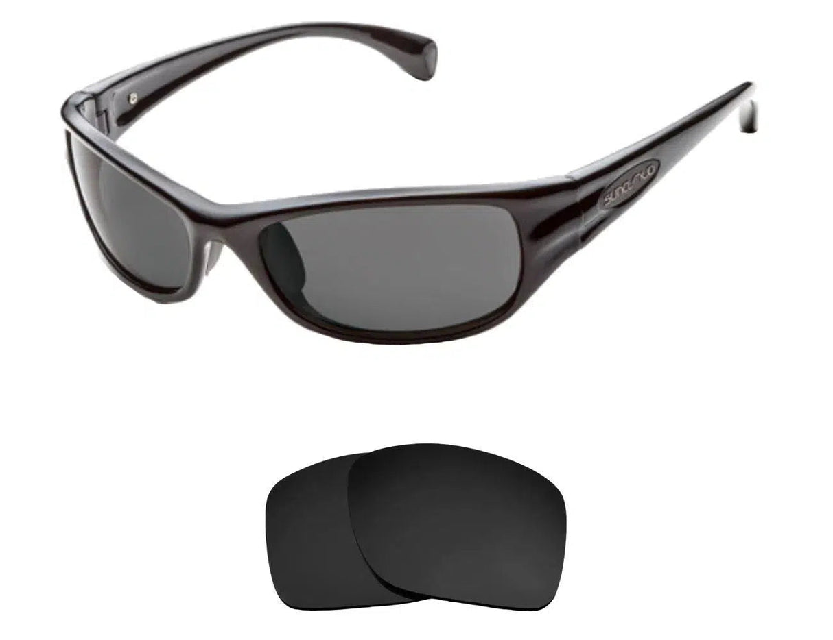 Suncloud Star-Replacement Lenses-Volcanic Black-Non-Polarized-Seek Optics