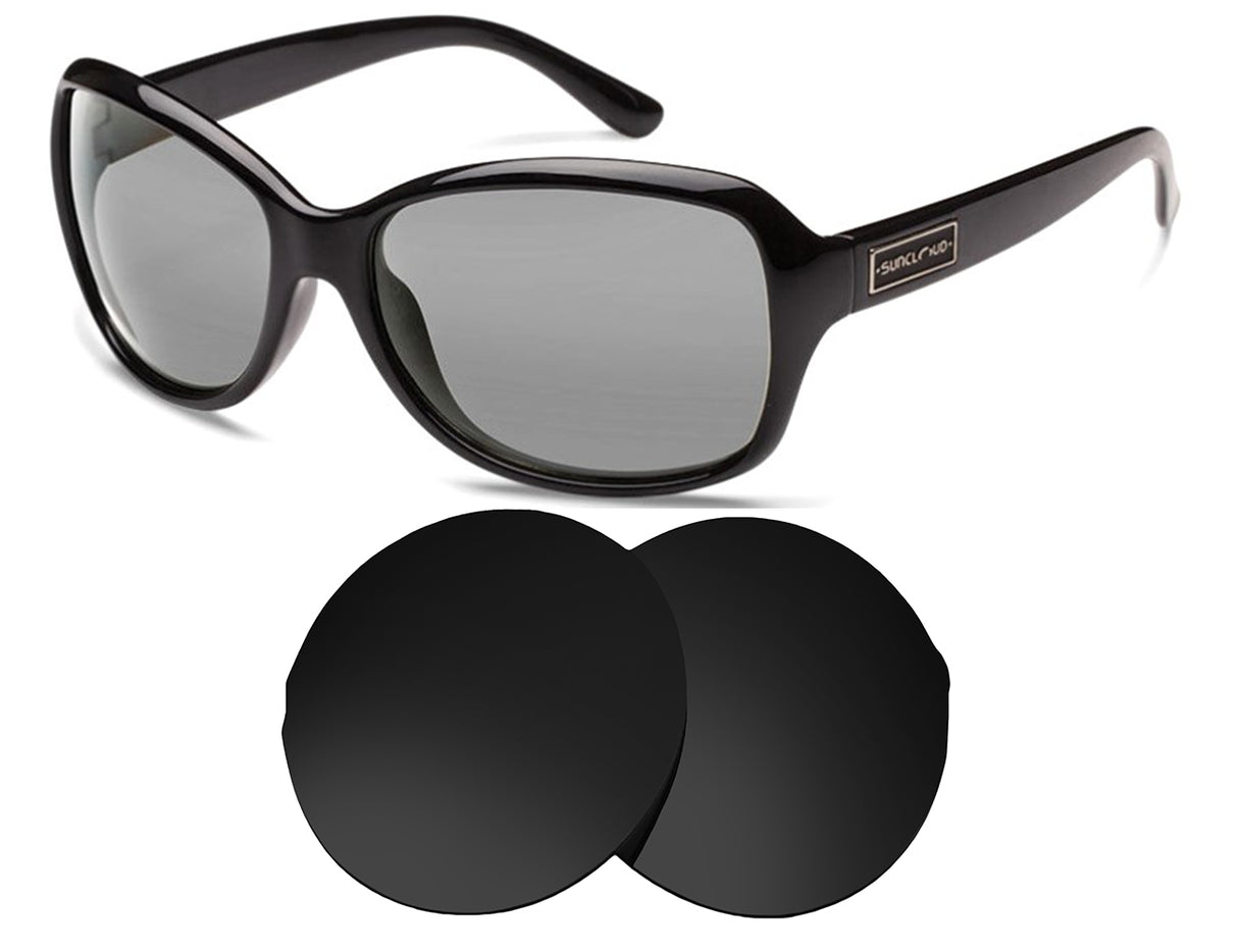 Suncloud Mosaic-Replacement Lenses-Volcanic Black-Non-Polarized-Seek Optics