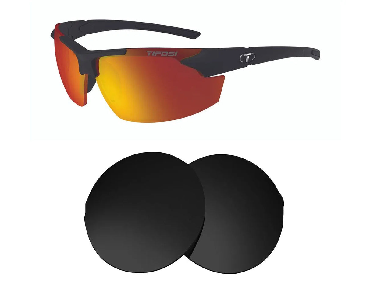 Tifosi Jet-Replacement Lenses-Volcanic Black-Non-Polarized-Seek Optics