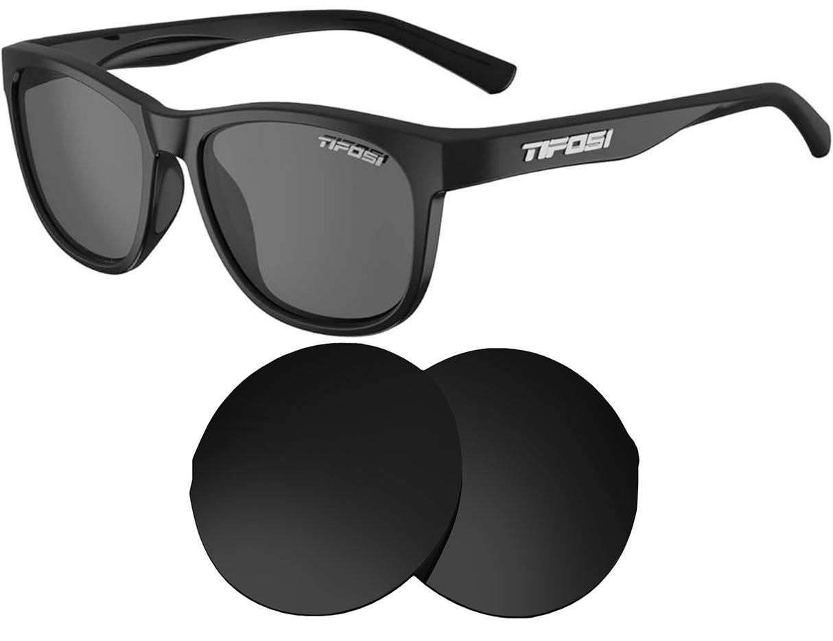 Tifosi Optics Swank-Replacement Lenses-Volcanic Black-Non-Polarized-Seek Optics