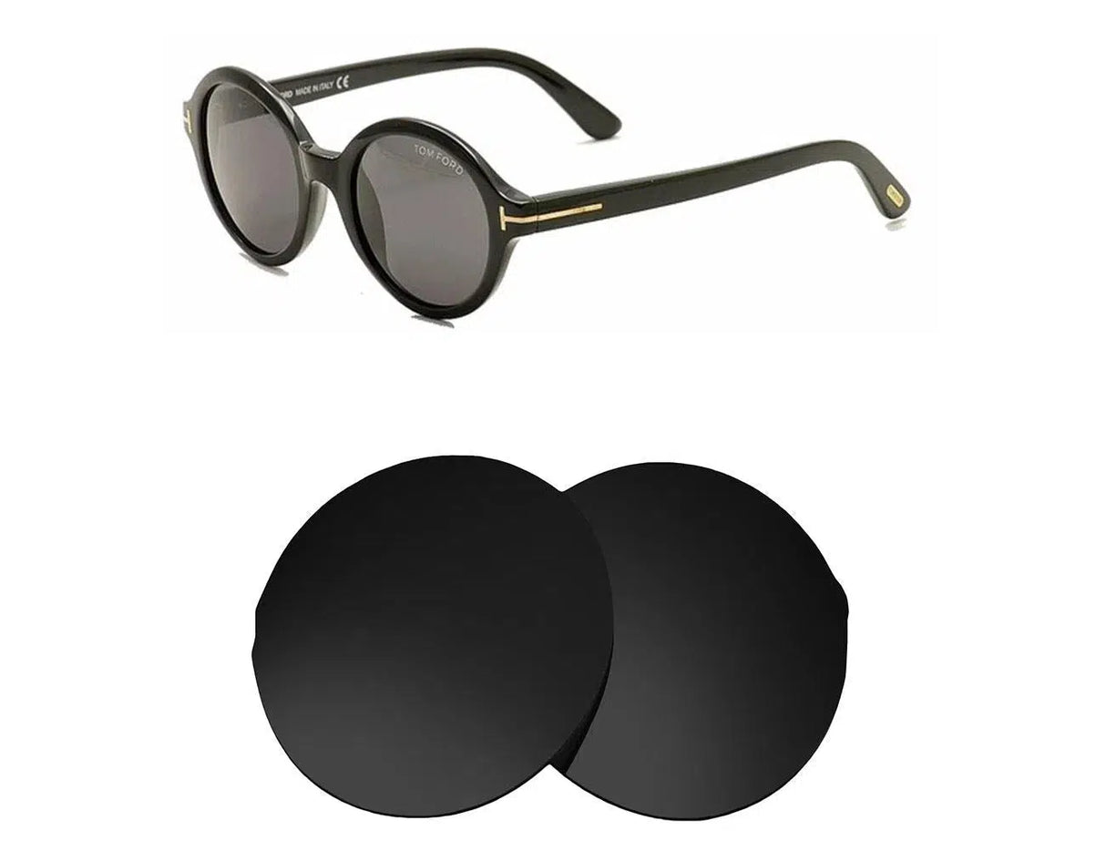 Tom Ford Carter TF 199-Replacement Lenses-Volcanic Black-Non-Polarized-Seek Optics