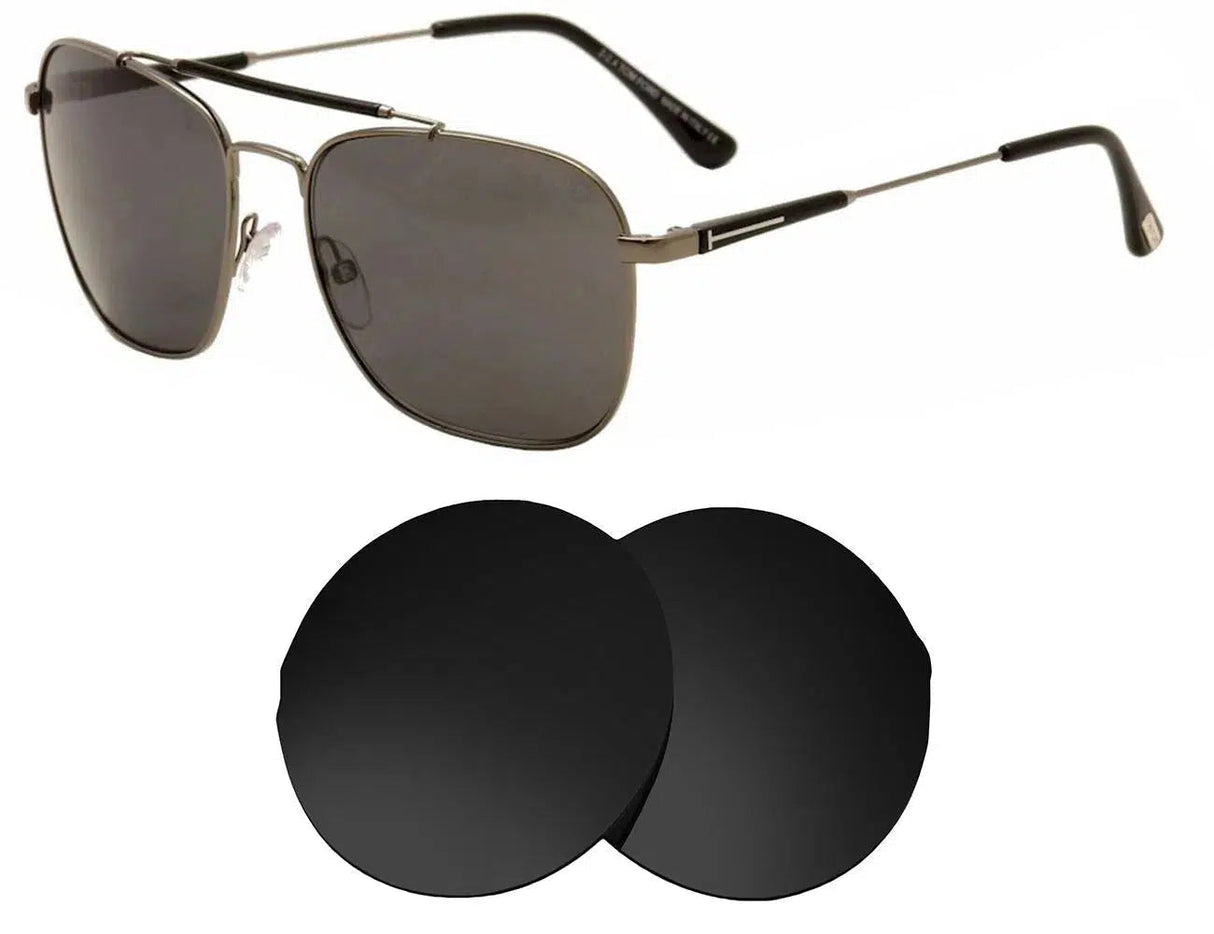 Tom Ford Edward TF377-Replacement Lenses-Volcanic Black-Non-Polarized-Seek Optics