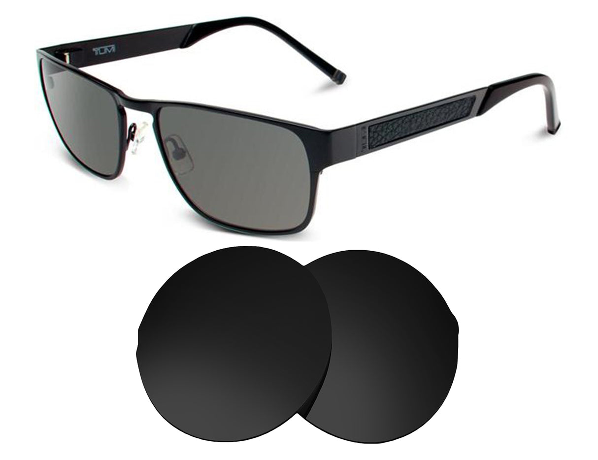 Tumi Talmadge-Replacement Lenses-Volcanic Black-Non-Polarized-Seek Optics