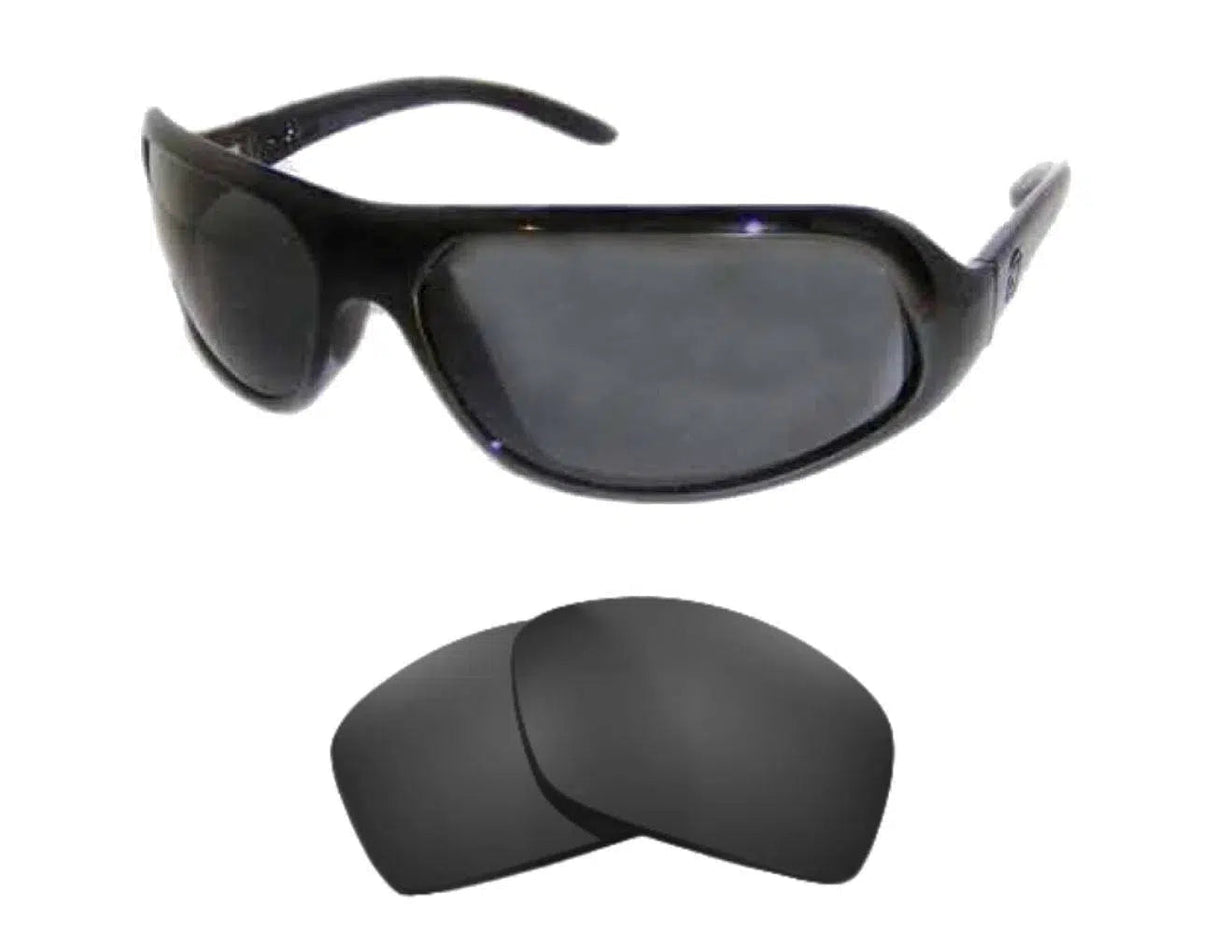 VonZipper Busta-Replacement Lenses-Volcanic Black-Non-Polarized-Seek Optics