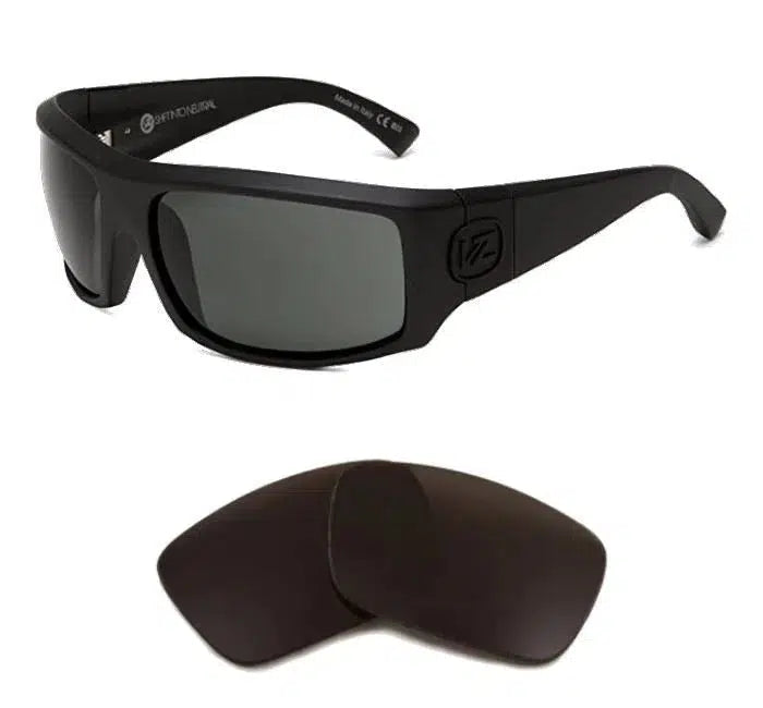 VonZipper Clutch-Replacement Lenses-Volcanic Black-Non-Polarized-Seek Optics