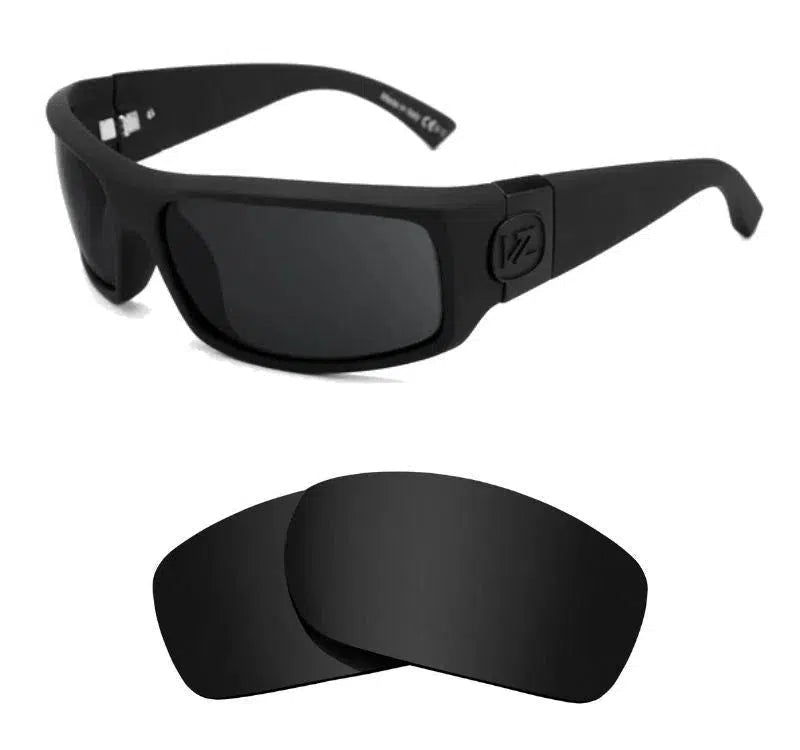 VonZipper Kickstand-Replacement Lenses-Volcanic Black-Non-Polarized-Seek Optics