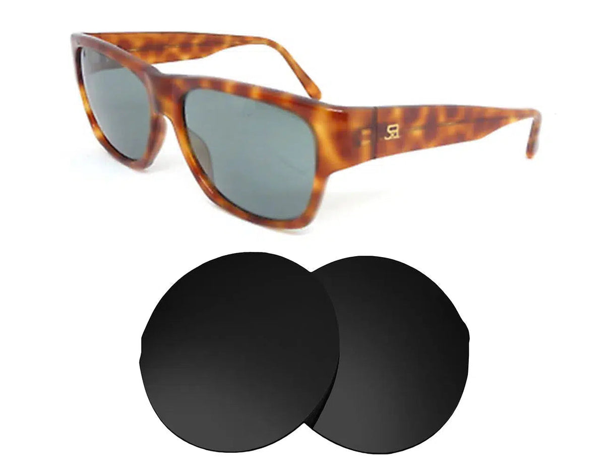 Vuarnet 091-Replacement Lenses-Volcanic Black-Non-Polarized-Seek Optics