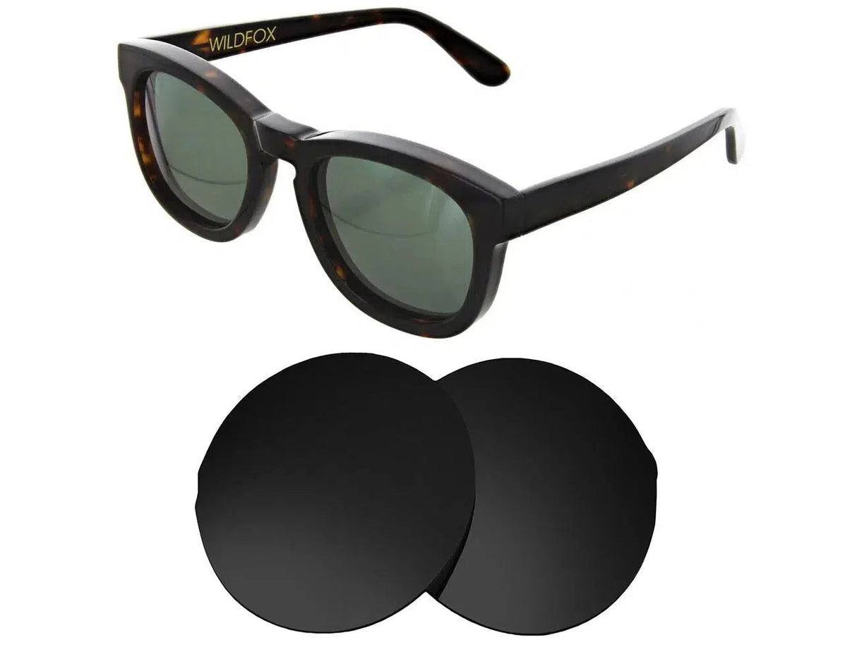 Wildfox Classic Fox-Replacement Lenses-Volcanic Black-Non-Polarized-Seek Optics