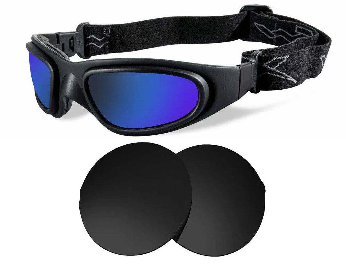Wiley-X SG-1-Replacement Lenses-Volcanic Black-Non-Polarized-Seek Optics