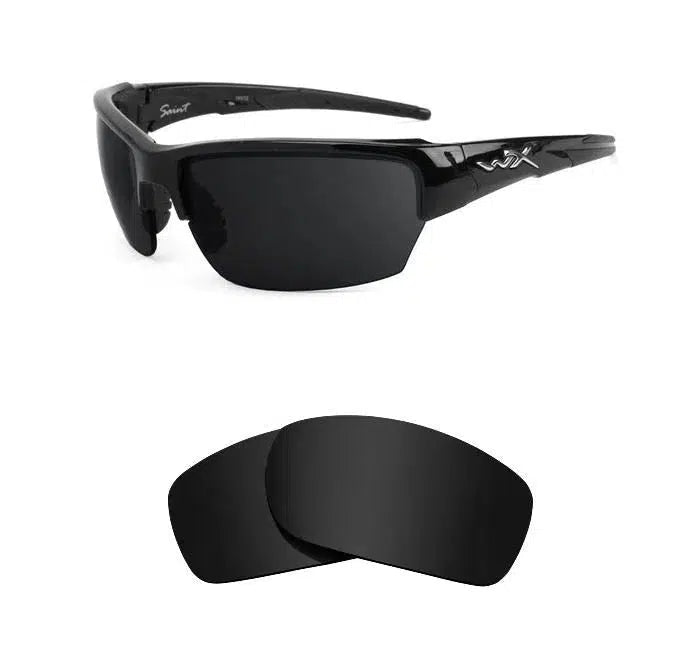 Wiley-X Saint-Replacement Lenses-Volcanic Black-Non-Polarized-Seek Optics