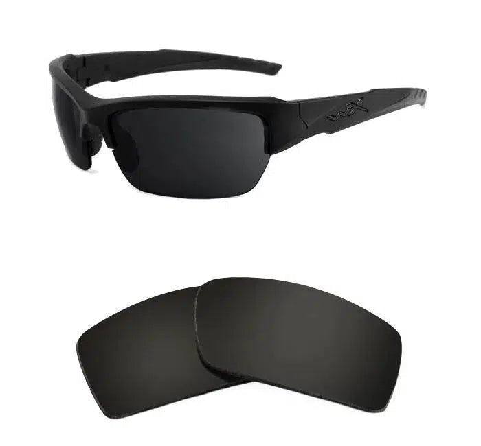 Wiley-X Valor-Replacement Lenses-Volcanic Black-Non-Polarized-Seek Optics