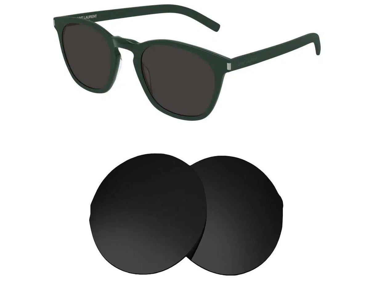 Yves Saint Laurent SL28-Replacement Lenses-Volcanic Black-Non-Polarized-Seek Optics