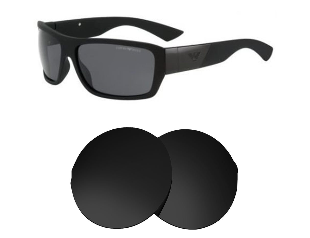 Armani EA9857-Replacement Lenses-Volcanic Black-Non-Polarized-Seek Optics