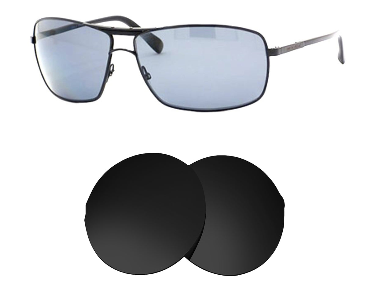 Armani GA403S-Replacement Lenses-Volcanic Black-Non-Polarized-Seek Optics