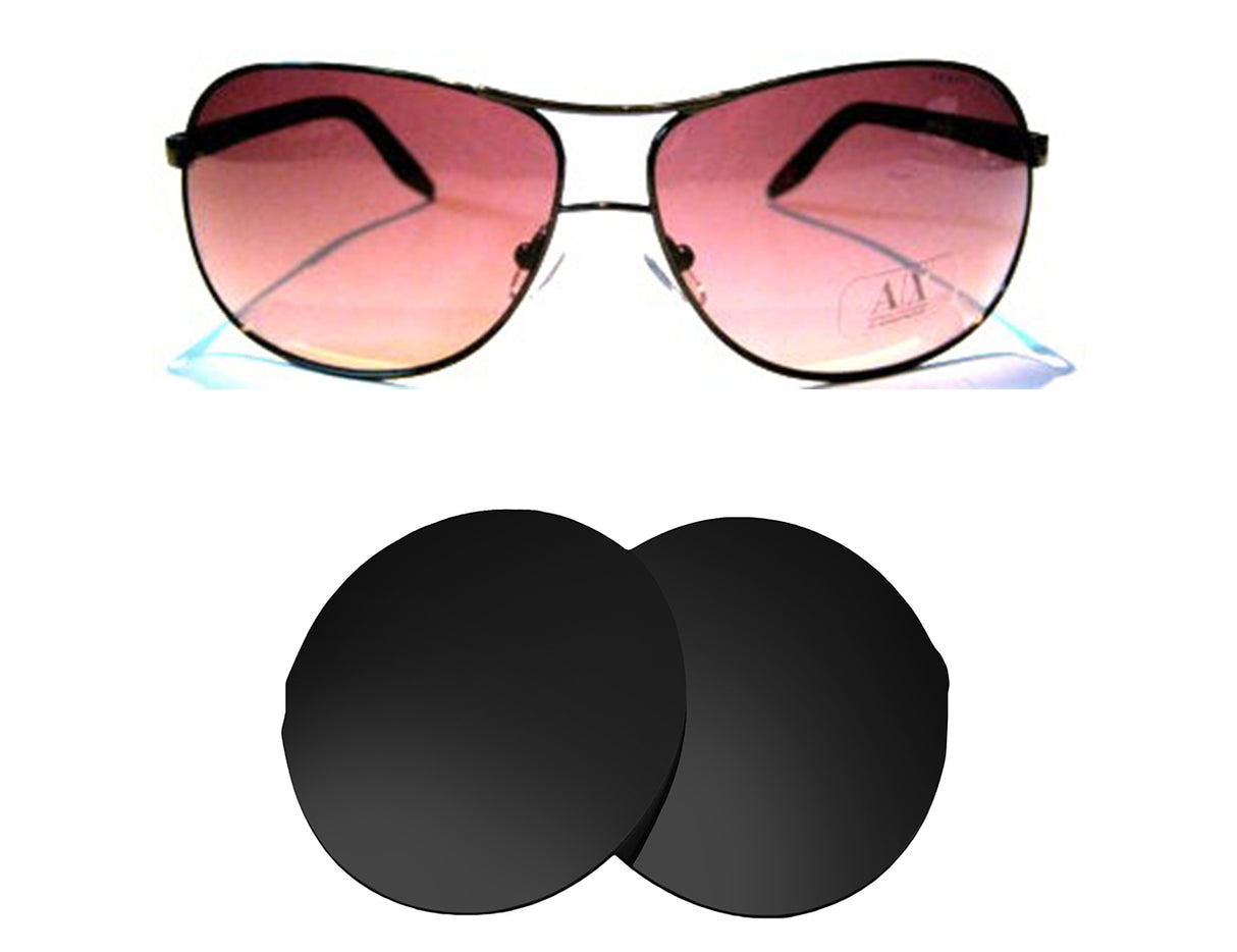 Armani AX169S-Replacement Lenses-Volcanic Black-Non-Polarized-Seek Optics
