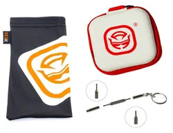 Deluxe Package: 3-in-1 Screwdriver + Zipper Case + Sunglass Pouch