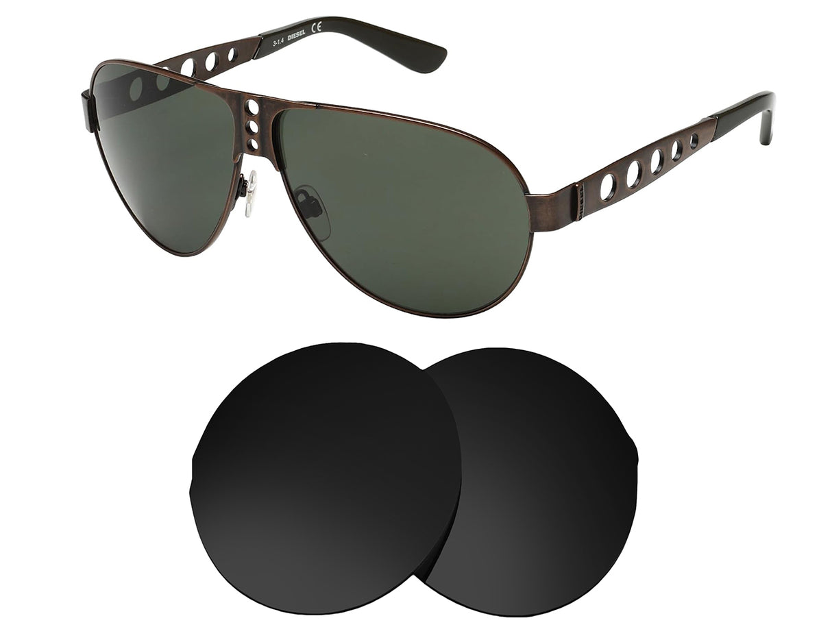 Diesel DL 0092-Replacement Lenses-Volcanic Black-Non-Polarized-Seek Optics