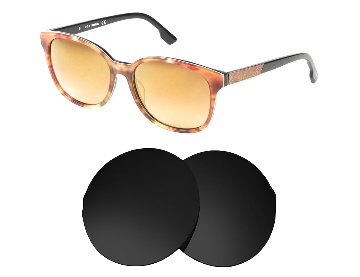 Diesel DL 0121-Replacement Lenses-Volcanic Black-Non-Polarized-Seek Optics