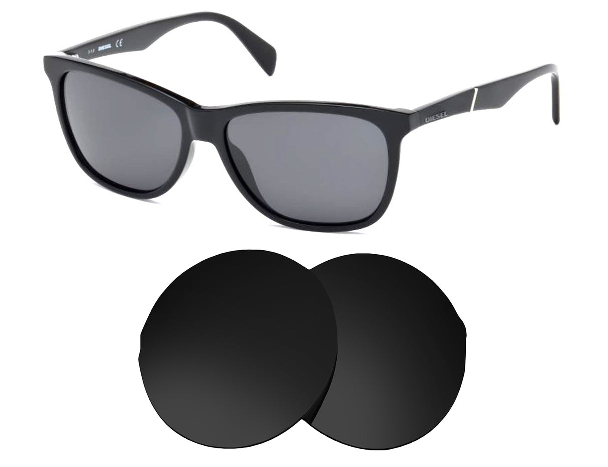 Diesel DL 0222-Replacement Lenses-Volcanic Black-Non-Polarized-Seek Optics