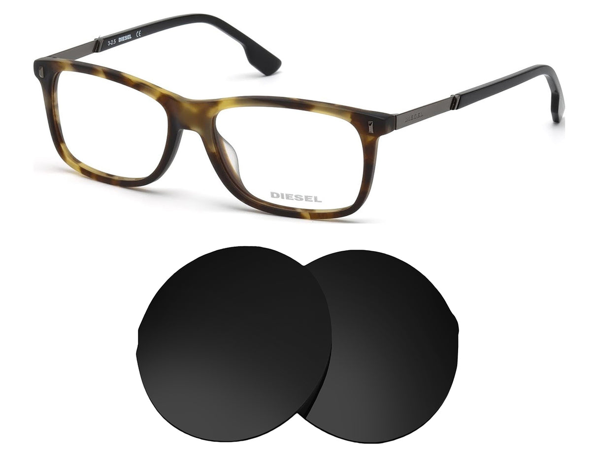 Diesel DL 5199-Replacement Lenses-Volcanic Black-Non-Polarized-Seek Optics