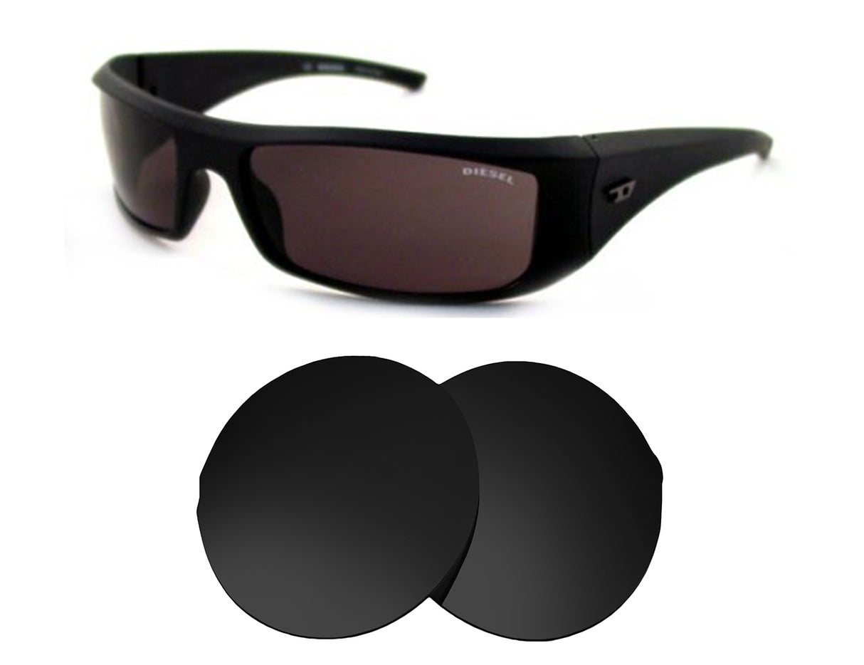 Diesel Yagi-Replacement Lenses-Volcanic Black-Non-Polarized-Seek Optics