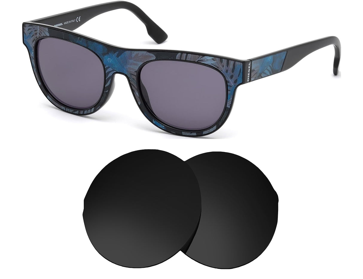 Diesel DL 0160-Replacement Lenses-Volcanic Black-Non-Polarized-Seek Optics