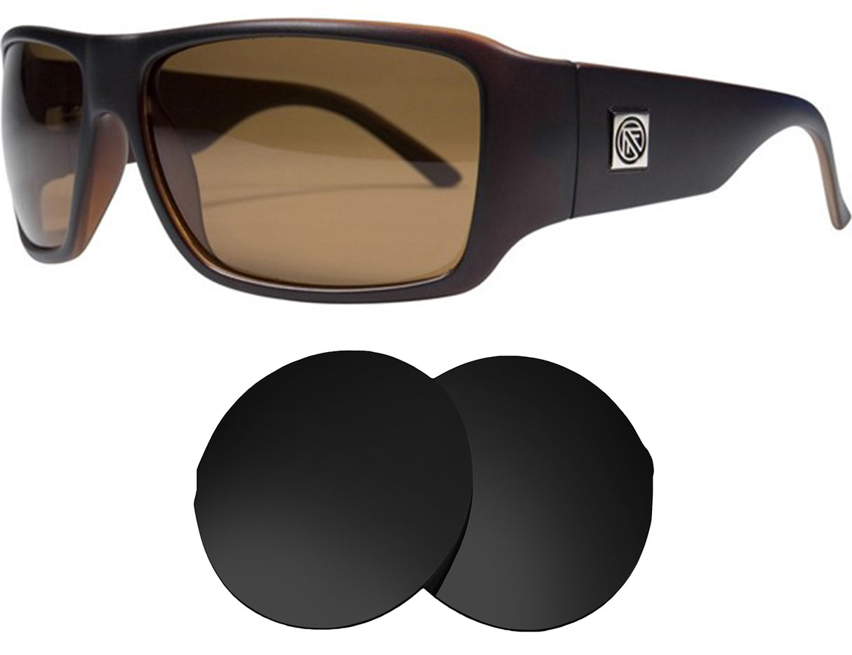 Filtrate Riff-Replacement Lenses-Volcanic Black-Non-Polarized-Seek Optics