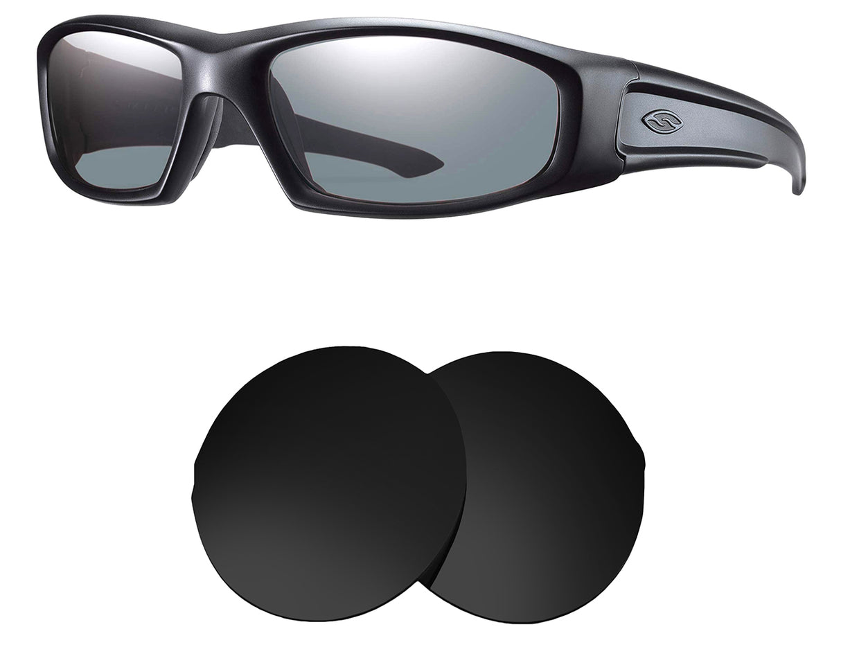 Smith Hudson-Replacement Lenses-Volcanic Black-Non-Polarized-Seek Optics